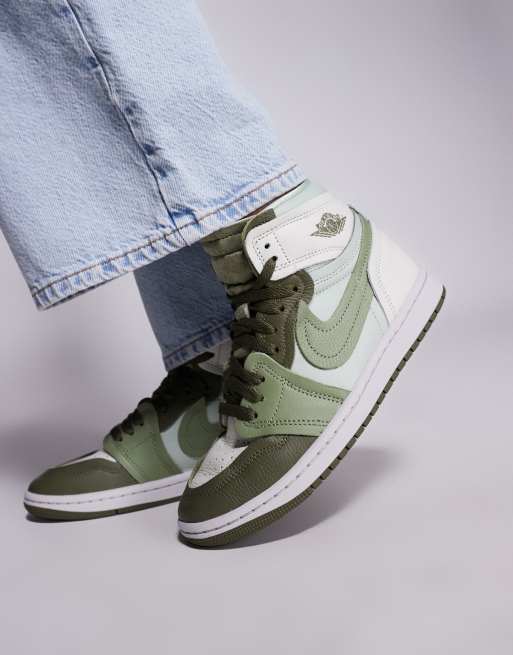 Nike Air Jordan 1 High Method of Make sneakers in green