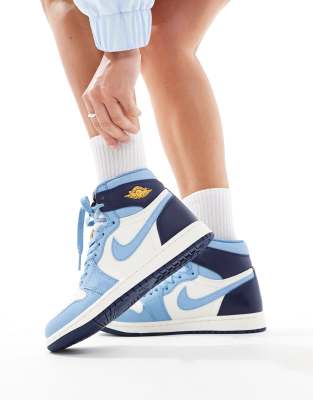 Jordan Air  1 Retro High Og "first In Flight" Sneakers In Blue