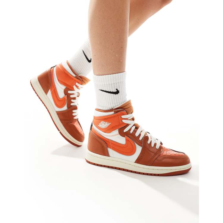 Jordan 1 white and orange store