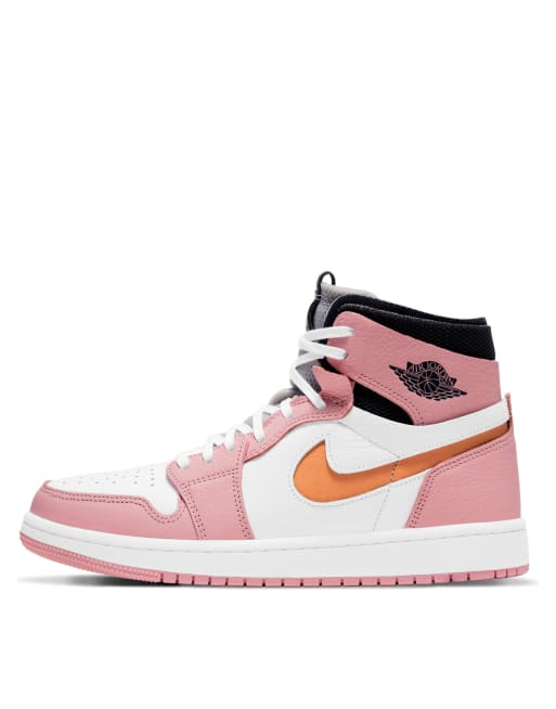 Nike Air Jordan 1 High Zoom CMFT trainers in pink glaze - PINK
