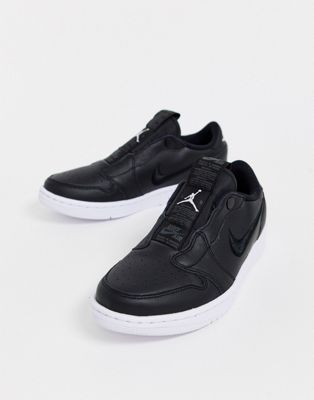 Nike Air - Jordan - 1 Lage retro instapsneakers in zwart