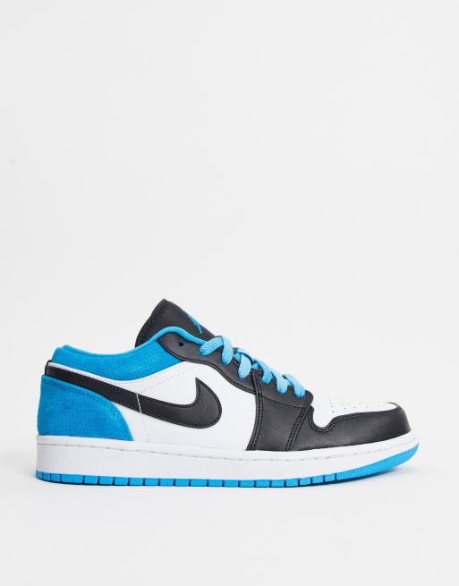 Nike Air Jordan 1 Lage SE sneakers in blauw en wit