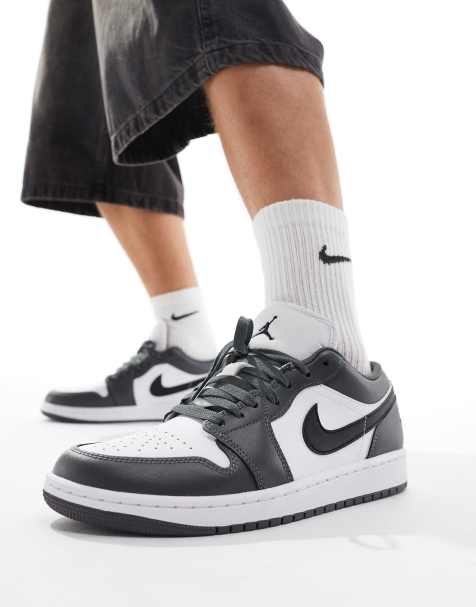 Nike - Air Jordan 1 Low - Hvide og grå sneakers - view 1