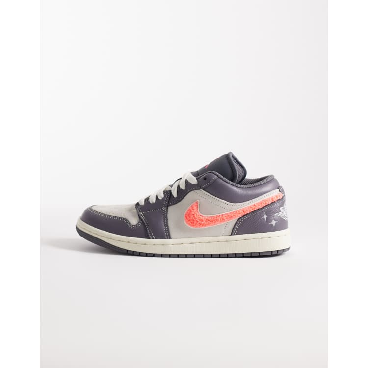 Nike Air Jordan 1 Low NA4 sneakers in gray and pink | ASOS