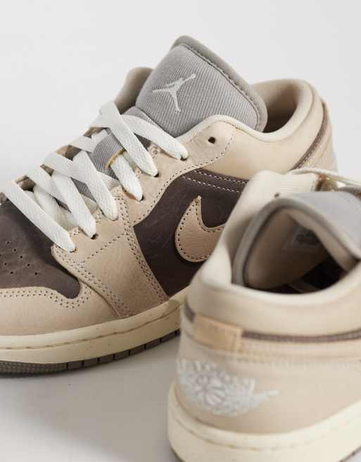 n*s様 Nike Air Jordan 1 Low SE ベージュ Nike Air Jordan 1 Low SE sneakers in beige and gray | ASOS