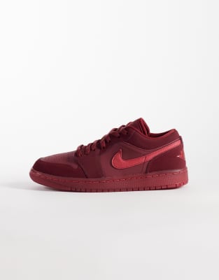 Nike Air Jordan 1 Low SE sneakers in red drench