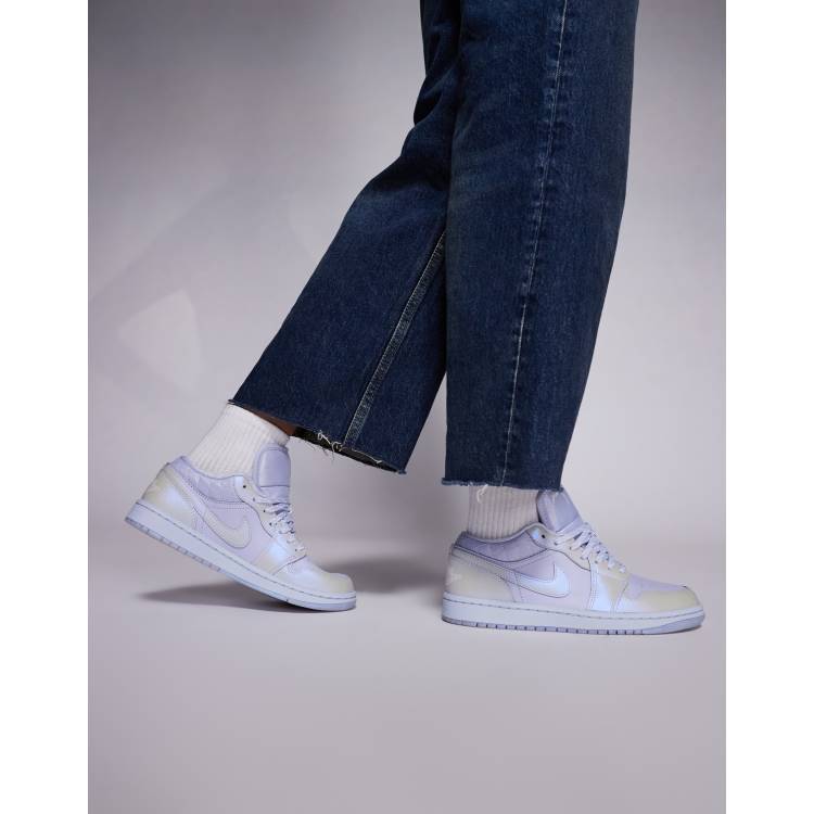 Nike Air Jordan 1 Low SE V3 sneakers in light blue | ASOS