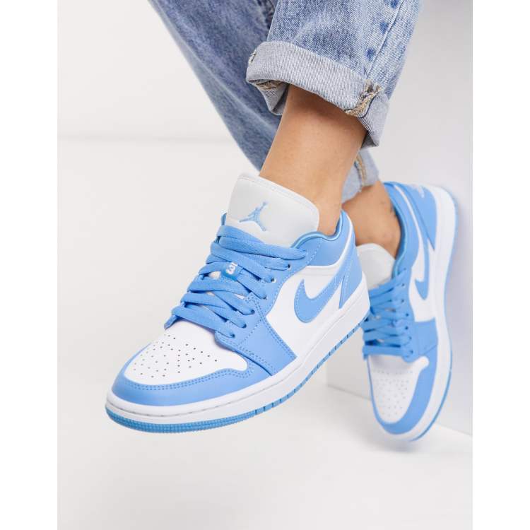 Nike Air Jordan 1 Low sneakers in blue and white