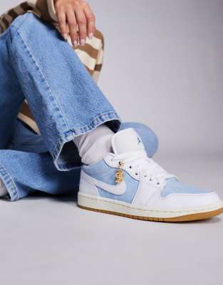 Jordan Nike Air  1 Low Sneakers In Multi