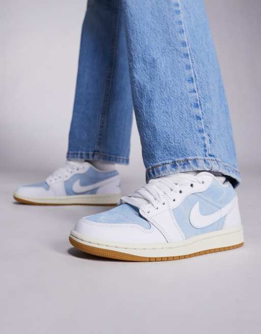 Nike Air Jordan 1 Low ブルー/ホワイト Nike Air Jordan 1 Low SE Shoes White Legend Blue Men's 10.5 FZ2138