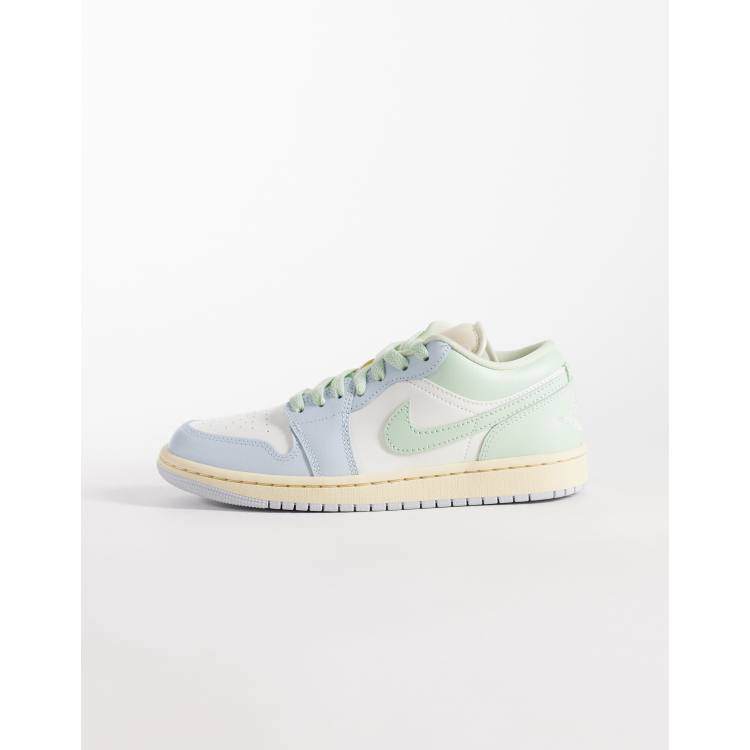 Light green AJ1 low top shoes 21813557_51634316_600.jpg main image 2