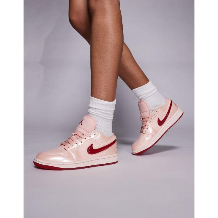 Nike Air Jordan 1 Low sneakers in light orange and pink | ASOS