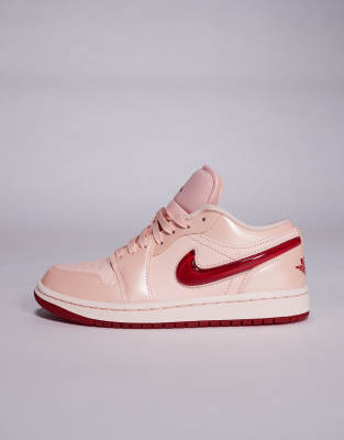 Jordan 1 Low "patent Valentine's Day" Sneakers In Multi