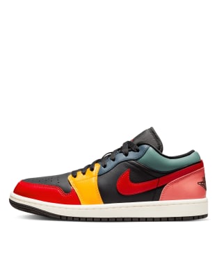 JORDAN NIKE AIR JORDAN 1 LOW SNEAKERS IN MULTI