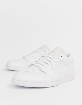 Nike Air Jordan 1 Low Sneakers In White | ASOS