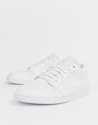 Nike Air Jordan 1 Low Sneakers In White | ASOS