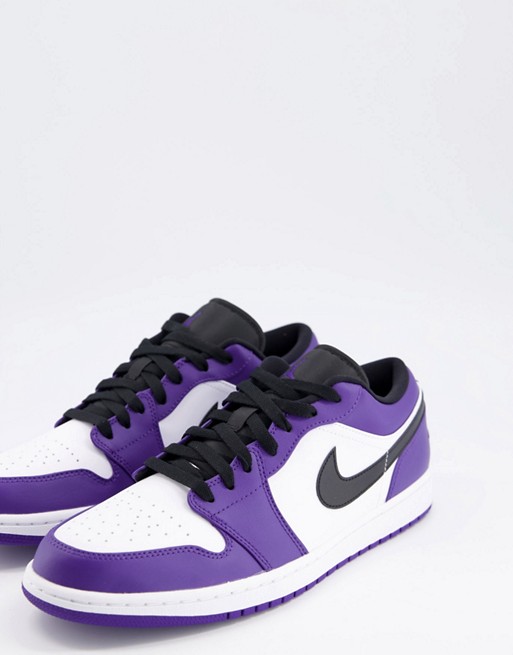 Nike Air Jordan 1 Low trainers in court purple/white punch