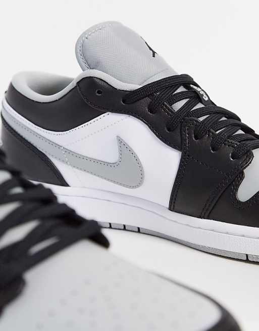 Nike Air Jordan 1 Low trainers in light smoke grey/black | ASOS Nike Air Jordan 1 Low trainers in light smoke grey/black | ASOS