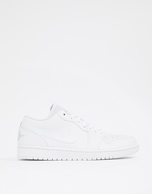 Nike Air Jordan 1 Low Trainers In White 109 Asos