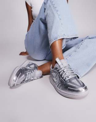 Nike - Air Jordan 1 Method of Make - Niedrige Unisex-Sneaker in Grau und Silber