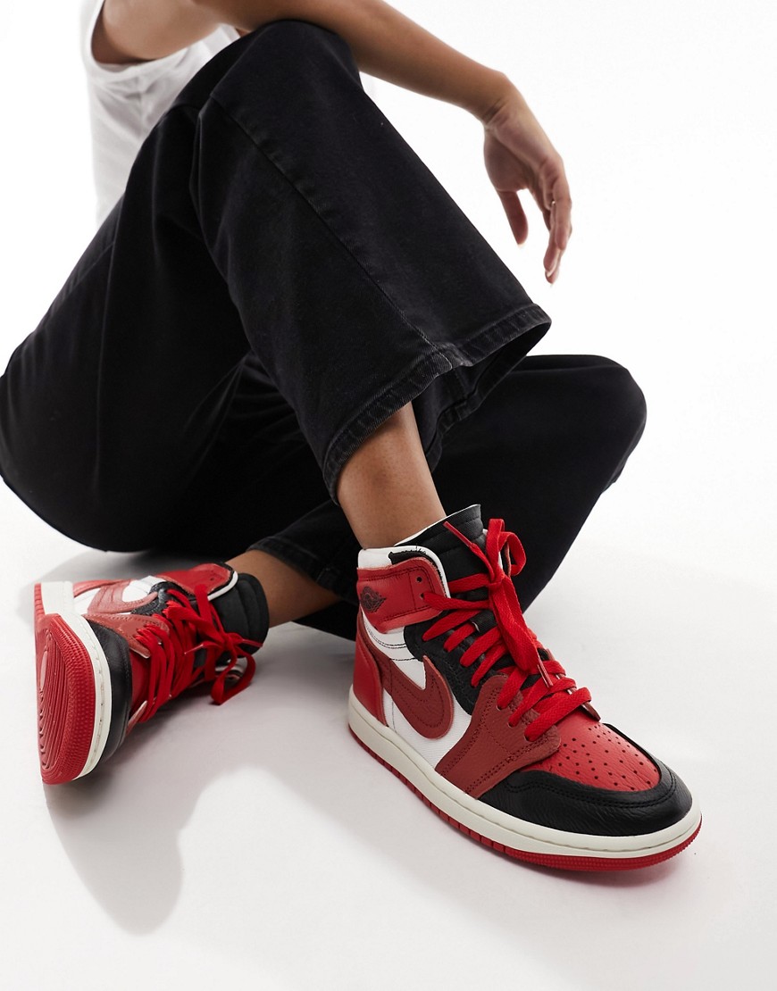 Shop Jordan Nike Air  1 Method Of Make Sneakers In Red And Black