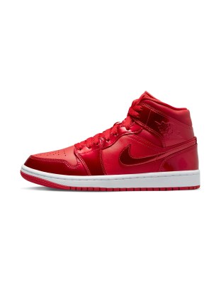 Jordan Nike Air 1 Mid Se Sneakers In University Red/pomegranate ModeSens