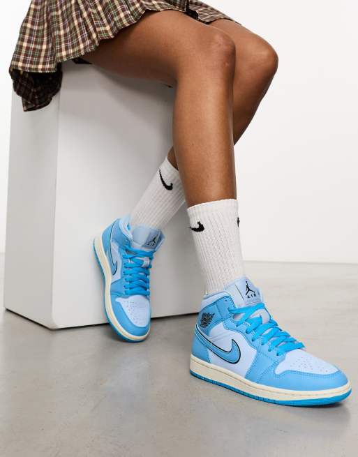 Off-White UNC 1 Fit Pics  nike shoes jordans, air jordans, sneakers fashion