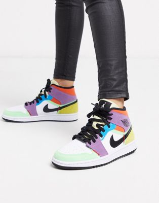 Nike Air Jordan 1 Mid sneakers in color 