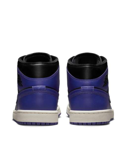 Nike Air Jordan 1 Mid sneakers in dark concord blue ASOS