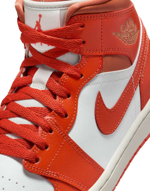 Orange nike high tops best sale