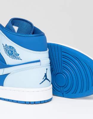 jordan blue trainers