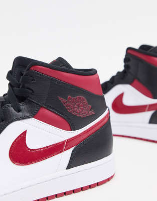 air jordan 1 bianche nere e rosse