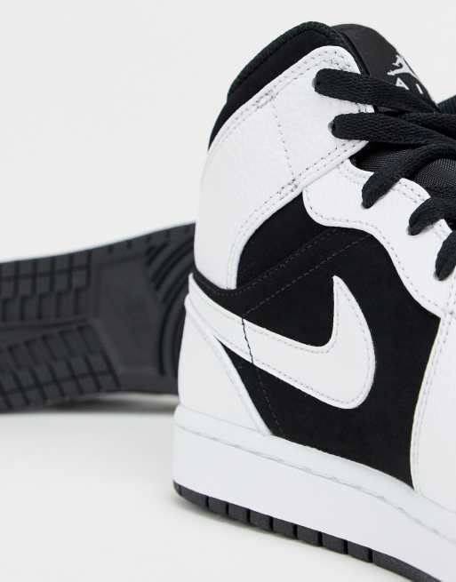 Nike Air Jordan 1 Mid Trainers In White ASOS