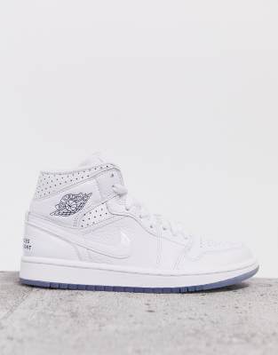 nike air jordan women white