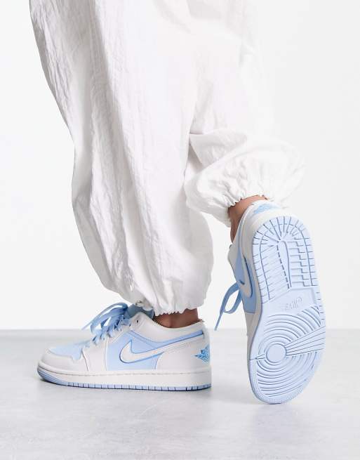 Nike – Air Jordan 1 – Niskie niebieskie buty sportowe, 2 z 4