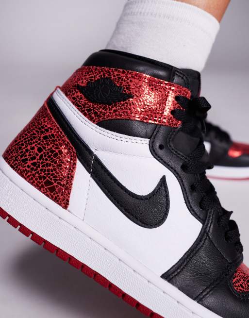 Nike Air Jordan 1 Retro High OG sneakers in red and black | ASOS