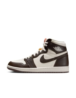 Jordan Nike Air  1 Retro High Sneakers In Brown