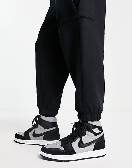 Nike Air Jordan Retro sneakers in gray, black and white ASOS