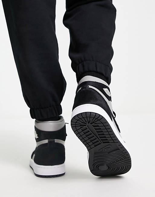 boykot Beregning Til meditation Nike Air Jordan 1 Retro sneakers in gray, black and white | ASOS