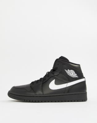 Nike - Air Jordan 1 - Scarpe da ginnastica alte nere 554724-049 | ASOS