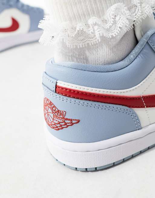 Air jordan 1 rosse e blu online