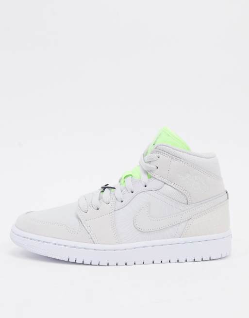 Jordan 1 grey store and neon