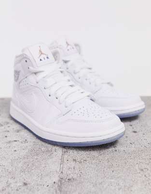 Nike Air Jordan - 1 World Cup - Sneakers alte bianche da donna | ASOS