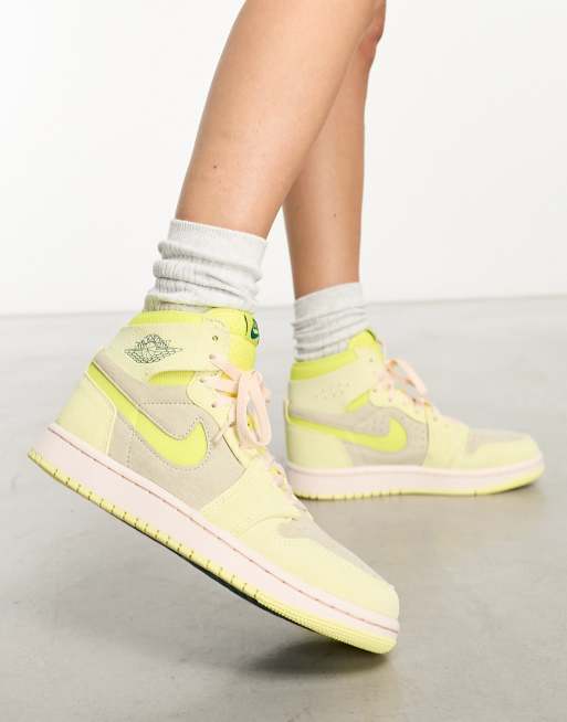 Yellow on sale jordans womens