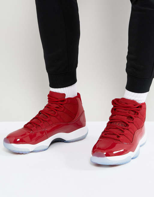 Nike Air Jordan 11 Baskets r tro Rouge 378037 623 ASOS