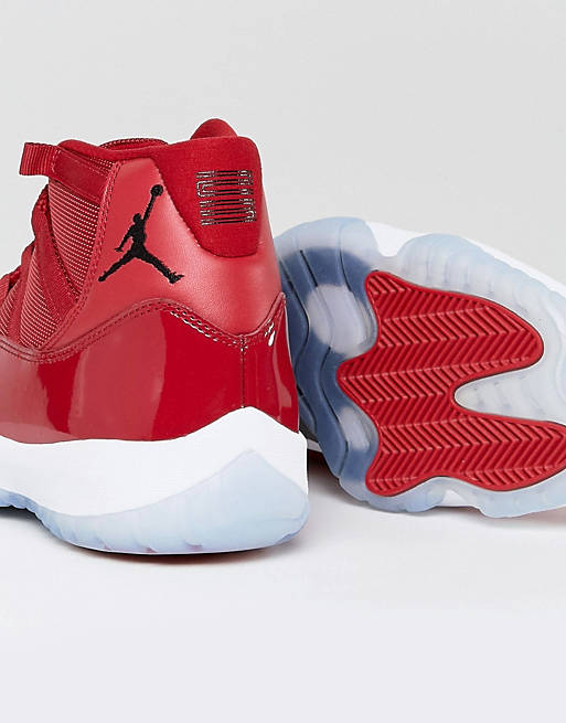 Nike - Air Jordan 11 - Baskets rétro - Rouge 378037-623