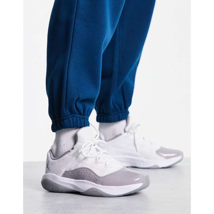 Nike Air Jordan 11 CMFT Low sneakers in white and gray ASOS