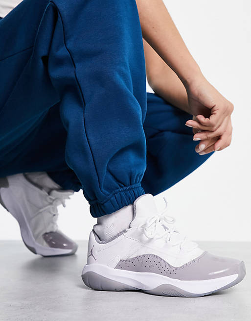Nike Air Jordan 11 CMFT Low sneakers in white and gray | ASOS