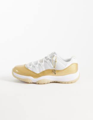 Jordan Nike Air  11 Retro Low Sneakers In White