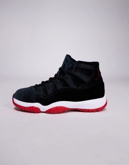 Nike Air Jordan 11 Retro sneakers in black and red ASOS